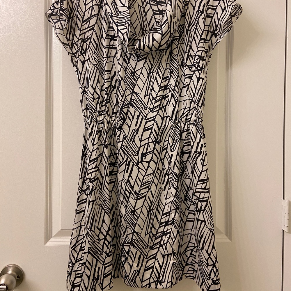 Bcbgeneration Navy Patterned Dress - image 1